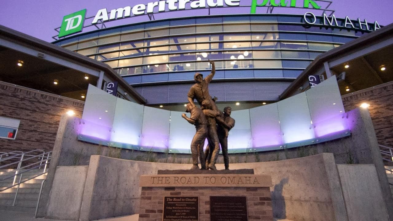 A baseball stadium entrance at Omaha.