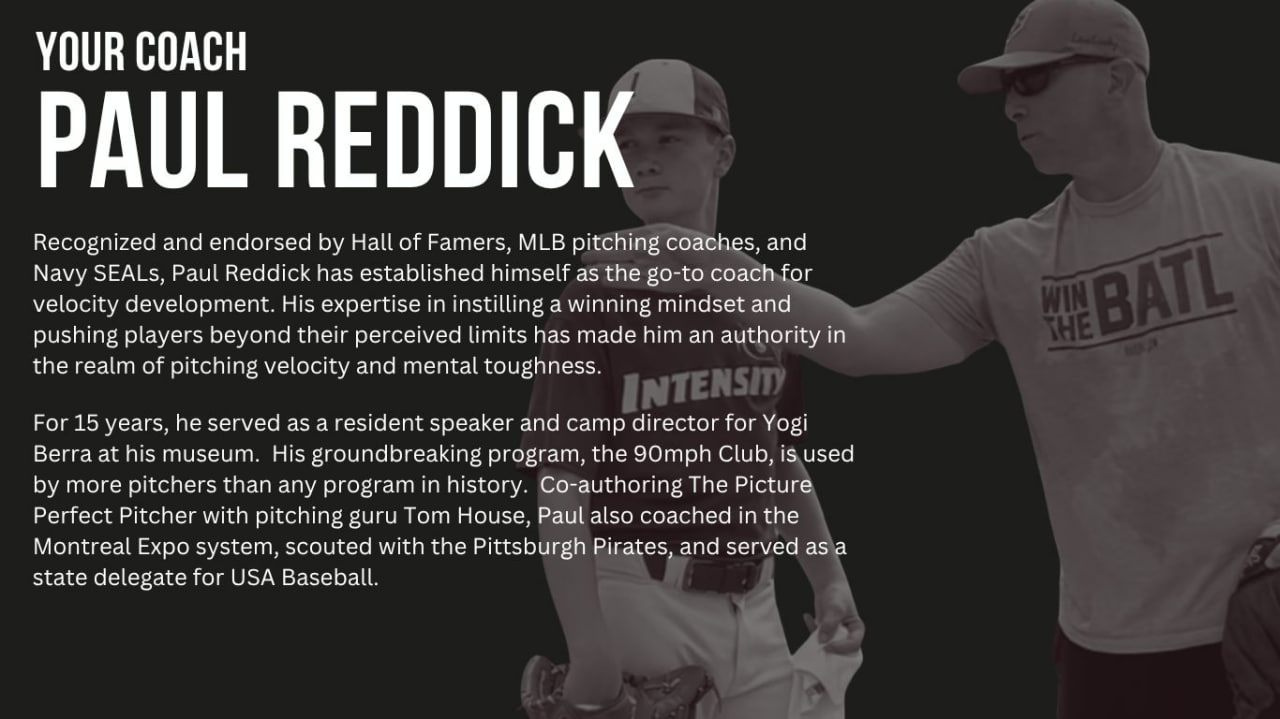 Your coach, Paul Reddick